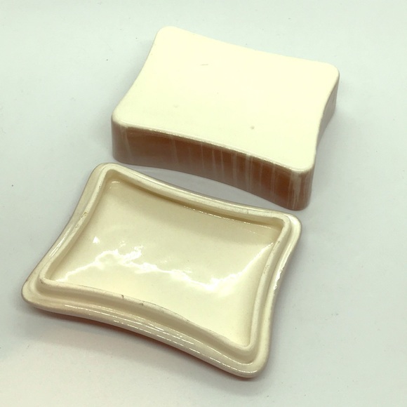 Vintage Weil Ware Birchwood Lidded Cigarette Box - Picture 4 of 4